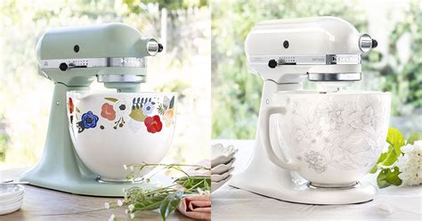 New Kitchenaid Ceramic Bowls To Match Colorful Stand Mixer