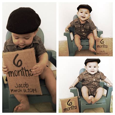 Pin By Stephanie Islas On Kids 6 Month Baby Picture Ideas 6 Month