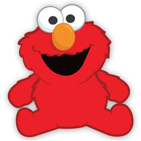 Elmo Smiley Face Sesame Street Svg Dxf Eps Pdf Png