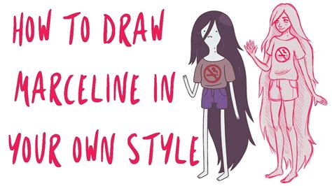 How To Draw Marceline In Your Own Style Youtube