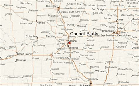 Council Bluffs Zip Code Map Map