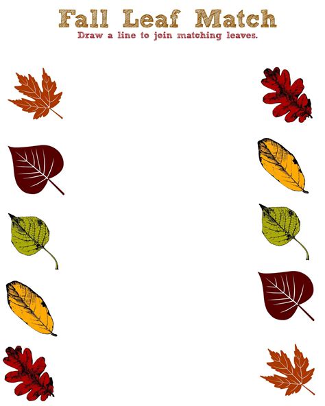 Fall Fun Printables For Toddlers Annmarie John