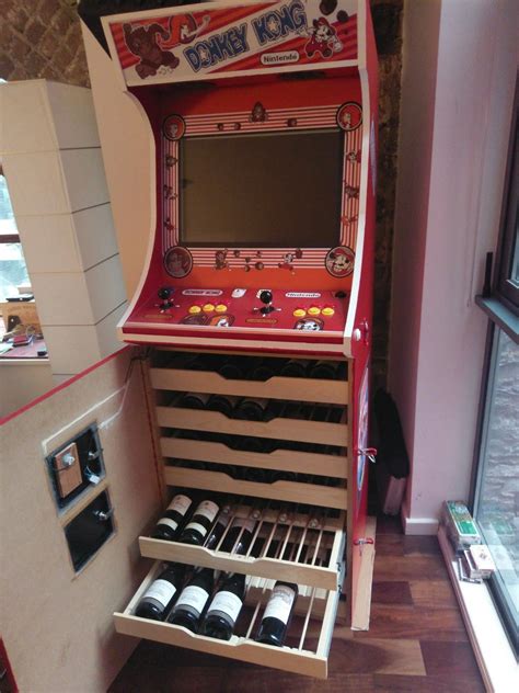 Interesting Use Of The Empty Lower Cabinet Space Mame Cabinet Arcade