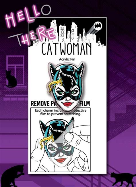 Catwoman Acrylic Pin Etsy