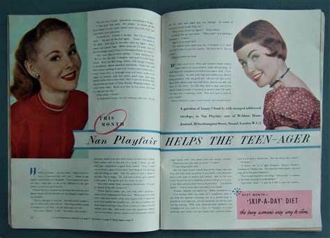 Weldons Home Journal April 1955 Vintage 1950s Women S Magazine UK 50s