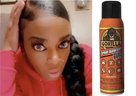 Sticky Situation Woman 40 Uses Gorilla Glue Instead Of Hairspray