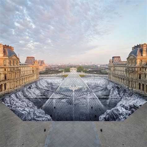 Street Artist Jr Transforms Musée Du Louvre With Epic Optical Illusion