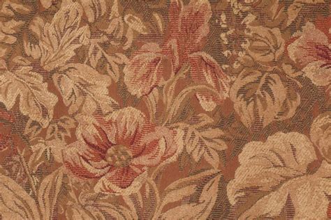 Floral Chenille Tapestry Upholstery Fabric In Sage 795 Per Yard
