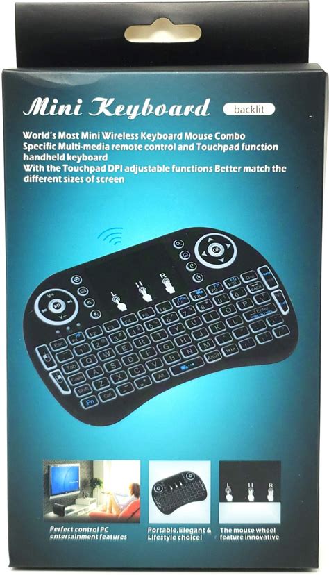 Wechip Mini Keyboard And Mouse With Touchpad Pad For Android Tv Box
