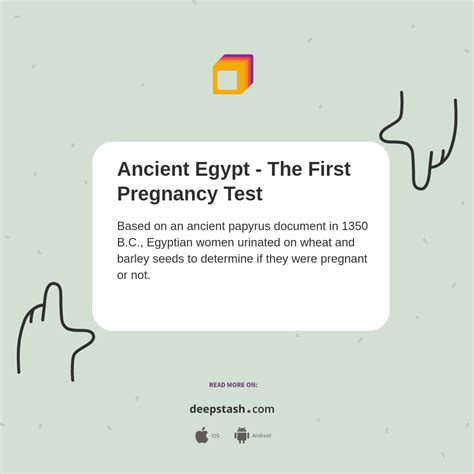 Ancient Egypt The First Pregnancy Test Deepstash