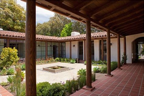 Mexican House Plans Designs With Central Courtyards Modern Adobe House