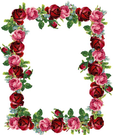 Rose Border Clipart Free Download On Clipartmag