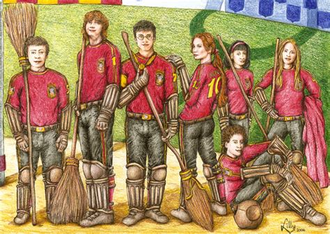 Image The Gryffindor Quidditch Team By Lillywmw Harry Potter