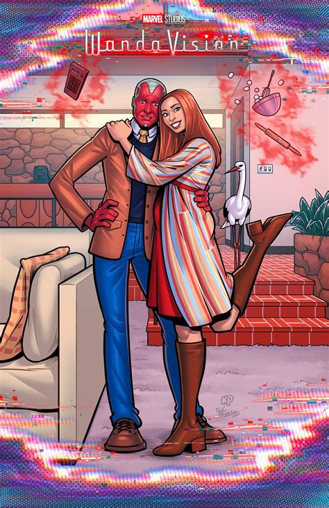 Wanda And Vision Art Epic Goods In 2021 Marvel Superheroes Scarlet
