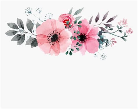 1381 Floral Watercolor Svg Svgpngeps And Dxf File Include