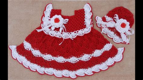 Venta Vestidos Tejidos A Crochet Para Niña Recien Nacida En Stock