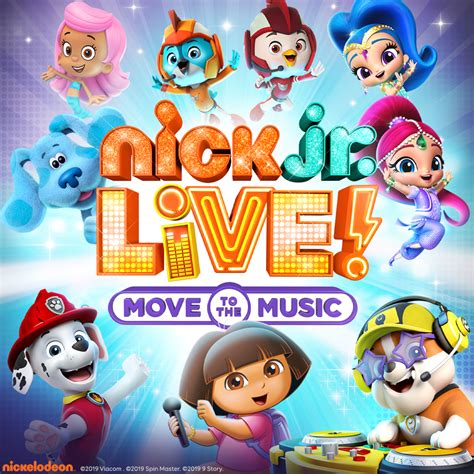 Nickalive Nick Jr Live Move To The Music Us Theatrical Tour To