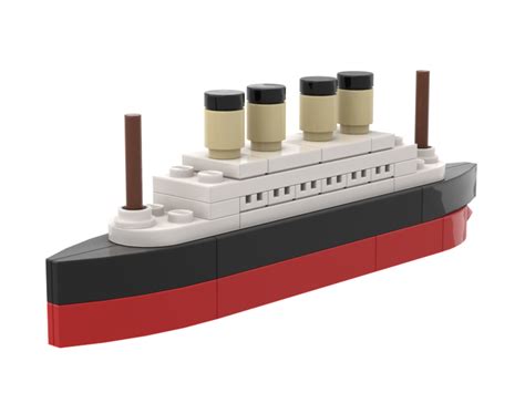 Lego Moc Microscale Rms Titanic By Blocksmiths Rebrickable Build