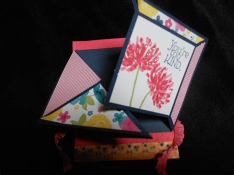 Creative Fold Card With Too Kind Stamp Set Cards Homemade Cards