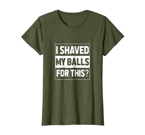 Mens I Shaved My Balls For This T Shirt Funny T Idea Tee Ln Lntee