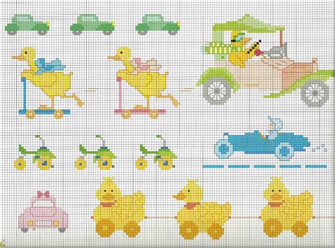 Find free perler bead patterns / bead sprites on kandipatterns.com, or create your own using our free pattern maker! Cross stitch patterns baby blanket ducks tricycle and cars ...