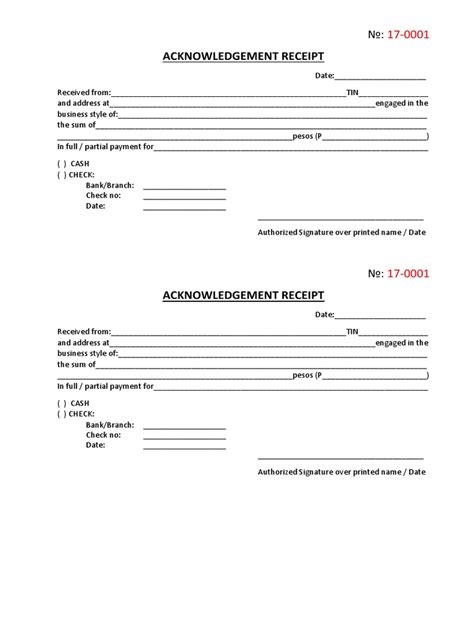 Below are several samples of acknowledgment letters which you may find useful sample: Acknowledgement Receipt