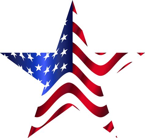 Télécharger Drapeau Etats Unis en forme d étoile PNG transparent StickPNG