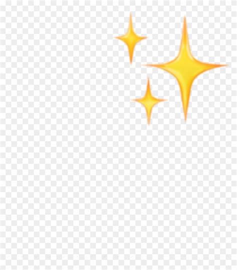 Find Hd Sticker Emoji Emojis Yellow Sparkle Stars Tumblr Sparkle