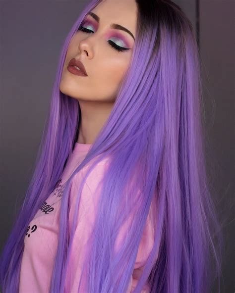 It's like the color of the most beautiful oceans and that's probably why we love it. purple hair | Estilos de cabelo colorido, Hair hair ...