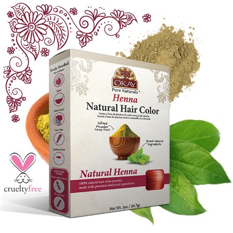 Okay Pure Naturals Henna Natural Color Natural 50gr