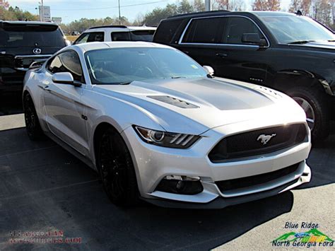 2017 Ford Mustang Gt Premium Coupe In Ingot Silver For Sale Photo 2