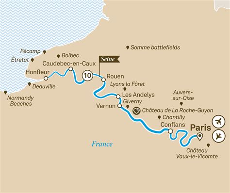 Normandy And Gems Of The Seine River Cruises Europe