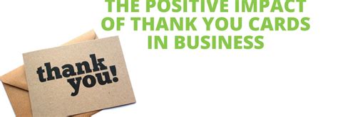 The Positive Impact Of Thank You Cards For Business Pel Hughes