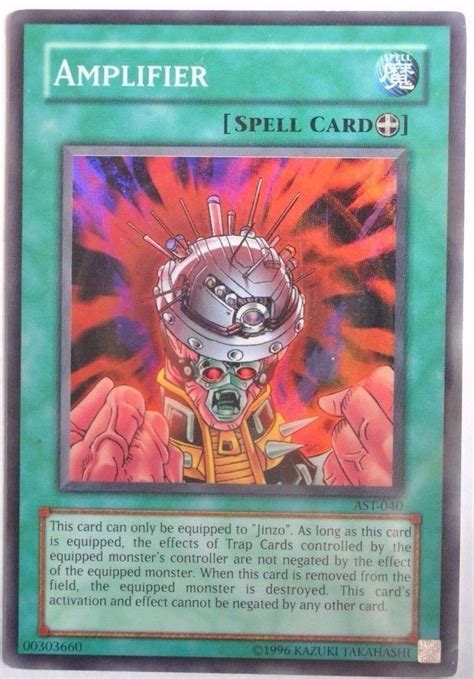 There are 722 playable cards in the game, numbered from 001 to 722, and one unusable story card, the millennium item card. Yu-Gi-Oh Amplifier AST-040 Super Rare - Unlimited - *Near Mint* | Yugioh cards, Cards, Yugioh