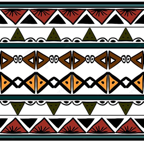 Ethnic Tribal Pattern Vector Art Png Vector Tribal Pattern With Pastel