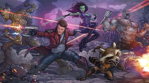 Guardians Of The Galaxy Cartoon Wallpapers Top Free Guardians Of The