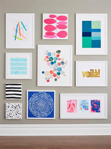 9 Easy Diy Wall Art Ideas Hgtv