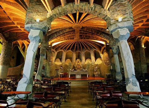 Colonia (roman), a roman empire outpost in conquered territory to secure it. Colònia Güell - Crypt • Chapel » outdooractive.com