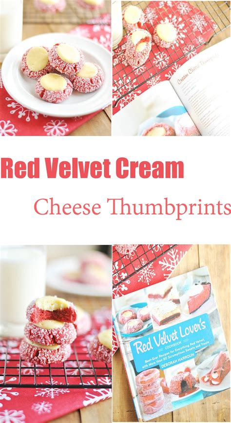 Learn How To Make Red Velvet Cream Cheese Thumbprints