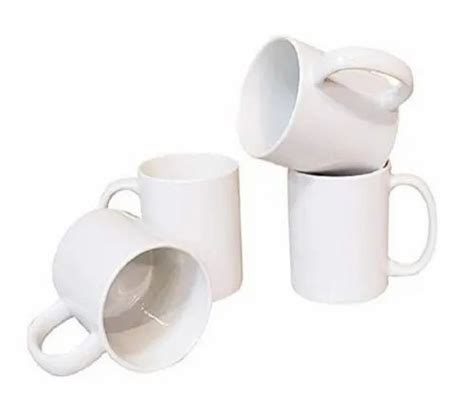 White Ceramic Coffee Mugs 250 Ml Size 11oz At Rs 41piece In Lucknow