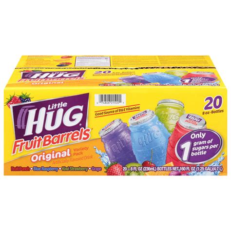Save On Little Hug Fruit Barrels Variety Pack Original 20 Pk Order