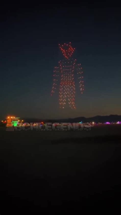 ️ Epic Burning Man 2022 Drone Show 😮 Sucesos Tv
