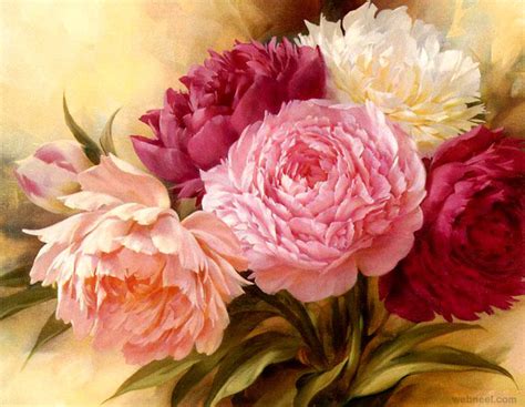 Painting Of Rose Flowers