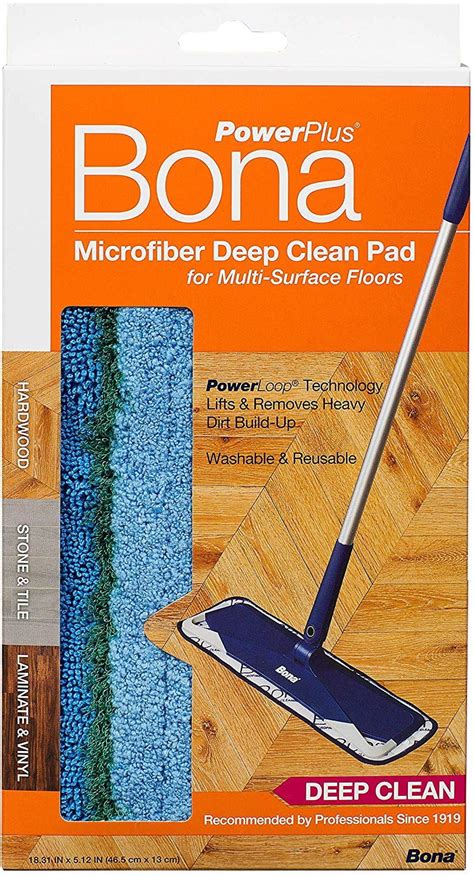 Bona Multi Surface Floor Powerplus Microfiber Deep Cleaning Pad