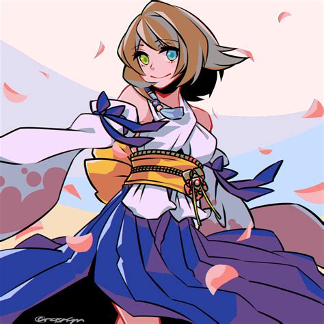 Yuna Final Fantasy And 1 More Drawn By Sunagimonagimo Danbooru