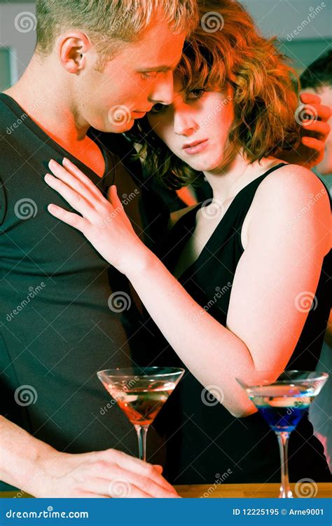 Flirt In A Bar Stock Image Image Of Restaurant Dating