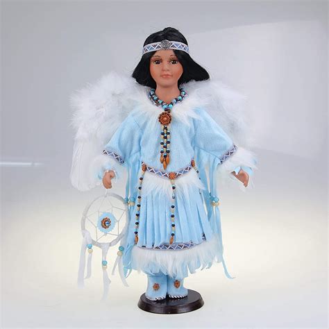 16 collectible native american indian porcelain doll sonia d16763 home and kitchen
