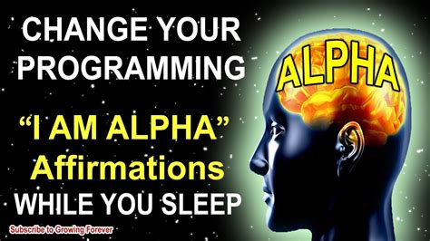 i am alpha affirmations while you sleep program your mind power for wealth and success alpha