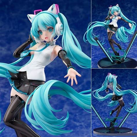 Pvc Figure 17 Hatsune Miku Cat Ear Headphone Ver Yowu X Fnex