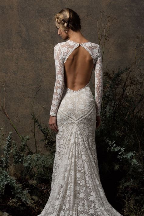 Https://tommynaija.com/wedding/backless Lace Wedding Dress With Long Sleeves